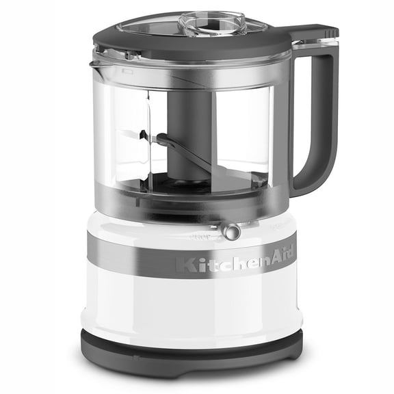Restored Premium KitchenAid 3.5 Cup Mini Food Chopper Processor, White (Refurbished)