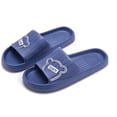 thumbnail image 2 of XINPING Bathroom Slippers for Women Men, Soft Thick Non Quick Drying Breathable Slides, Portable EVA Footwear for Travel, Bathroom, Pool, Daily Casual Wear, 2 of 5
