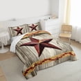 thumbnail image 3 of Homewish Western Texas Stars Bedding Comforter Set 2pcs for Teens,Exotic Style Twin Comforter Sets Microfiber,Lodge Cabin Breathable Bedding Set,Breathable Home Decor,Reversible, 3 of 8