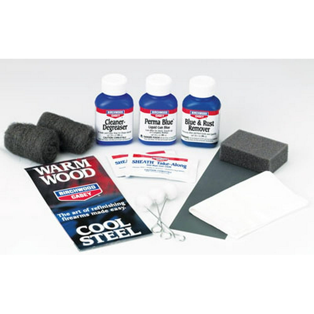 Birchwood Casey Perma Blue Kit Liquid Gun Blue Kit Gun Blue Kit 8 Piece