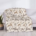 thumbnail image 3 of Uemuo Retro Rabbit Printed Throw Blanket for Couch, Fluffy Fuzzy Blankets for Bed, Sofa, Cozy Flannel Faux Fur Blanket-40"x30", 3 of 6