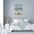 thumbnail image 6 of Sea Turtle Beach Rules Decor Wall Art Beach Ocean Starfish Seagull Shell Coastal Blue Pictures Wall Decor Canvas Painting Prints Artwork Home Decorations Framed for Bedroom Bathroom Office 12"x16", 6 of 6