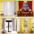 thumbnail image 5 of Brushed Nickel Curtain Rod for Windows 28 to 48 inches: 1 inch Diameter Heavy-duty Adjustable Decorative Curtain Rod, Modern Drapery Rods with Twisted Cage Finials for Bedroom & Living Room, 5 of 6