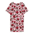 thumbnail image 5 of Zorckvet Heart Graphic Nightgowns for Women Short Sleeve Sleepshirts Plus Size Casual Soft Crewneck Valentine Womens Nightshirts, 5 of 5