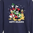 thumbnail image 3 of Disney - Mickey Donald Goofy & Pluto Happy Holidays - Toddler & Youth Long Sleeve Graphic T-Shirt, 3 of 5