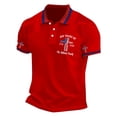 thumbnail image 5 of XDZJLR Men Polo Shirts 4Th Of July Patriotic Short Sleeve Casual Comfort Commemorative Graphic Collared Independence Day 250Th Anniversary Shirt Men S-5Xl, 5 of 5