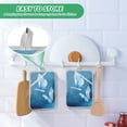 thumbnail image 6 of 2 Pack Pot Holders for Kitchen Heat Resistant Hot Pads Sets for Cooking Baking Abstract Blue and White Butterfly, 6 of 7