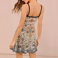 thumbnail image 2 of Isfahan Antique Central Persian Carpet Print Summer Dresses For Women A-line Dress Sleeveless Dress, 2 of 6