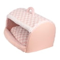 thumbnail image 1 of Cama cueva para gatos, bonita casa para gatos, almohada acolchada extraíble y lavable, cómoda y suave. Rosa M, 1 of 8