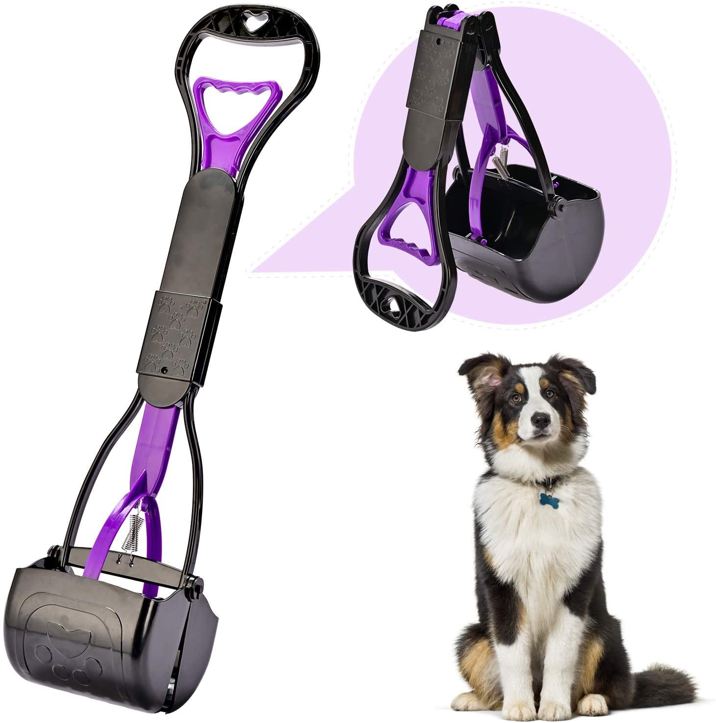 Pets Pooper Scooper for Large & Medium, Small Dogs, Portable Foldable