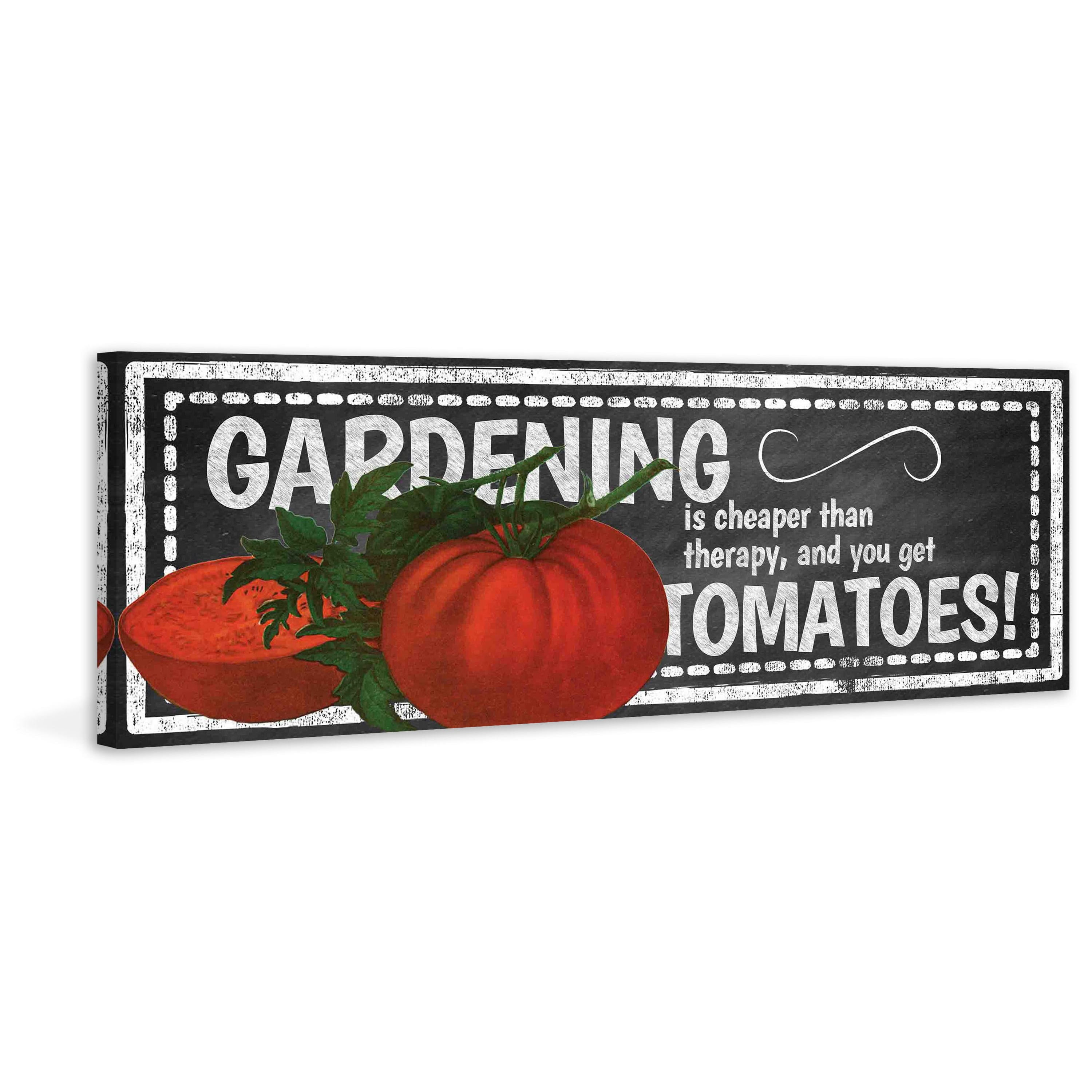 Marmont Hill "Tomato Chalk" Painting Print on Canvas