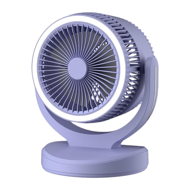 Ventilador de mesa circulador de aire con escritorio ligero, ventilador Personal de rotación de 360 degree, ventilador portátil para tienda, dormitorio, ho