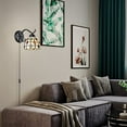 thumbnail image 6 of FSLiving Remote Control Wall Lamp Tiffany Wall Sconce W/ Stained Glass Shade Stepless Dimming and Corlor Changing Lighting Fixture for Gallery Passage Hallway - 1 Pack, 6 of 9