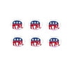 Elephant Election 12 - 2 inch Cupcake Edible Frosting Photos