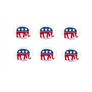 Elephant Election 12 - 2 inch Cupcake Edible Frosting Photos