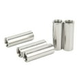 thumbnail image 3 of 5Pcs Coupling Nut Round M12 Stainless Steel Rod Connector Nut Female Thread Fastener, 3 of 14