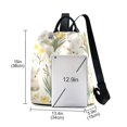 thumbnail image 3 of FORMRS Women's Travel Backpack Purse Anti-Theft Hidden Pockets Casual Shoulder Bag, Floral Rabbit, 3 of 7