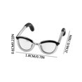thumbnail image 3 of WREESH Glasses Ring,Cute Glasses Girl Open Ring With Modifiable Tail Ring, 3 of 9