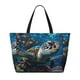 thumbnail image 2 of Fotbe Ocean Coral Turtle Bolsa de Viaje para Playa - Resistente al Agua, Bolsa Tote de Gran Capacidad y Ligera con 7 Bolsillos para Mujeres y Hombres, 2 of 7