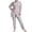 01_Grey, variant on HNMKIU Plus Size Swimsuit for Women Full Coverage Loose Fit Long Sleeve with Hijab and Pants Women's Swimwear 02_Black,XXL