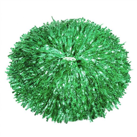 Cheerleading Pom Poms 4 Pack Cheerleader Squad Spirited Fun Pompoms Pom Poms Cheer Poms Hand Flowers Metallic Foil Pompoms for Kids Adults Sports Team Spirit Cheering Party Dance