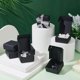 thumbnail image 5 of 100 mini cajas de cartón de 2,2 x 2,2 x 1 pulgadas, cajas de regalo de cartón negro, cajas Kraft para joyería, pequeñas cajas de envío de cartón corrugado, mini cajas., 5 of 6