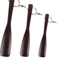 thumbnail image 5 of Raindrops Durable Dark Brown Wooden Shoe Horn Tool for Home Use Ergonomic Design Lightweight Long Handle 1pc, 5 of 8