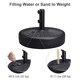 thumbnail image 2 of LAGarden 9 Ft Aluminum Outdoor Patio Umbrella Kit Tilt UV30+ Base Water Beach Yard LAGarden Modern, 2 of 11