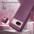 thumbnail image 4 of I-HONVA Compatible with iPhone Xs Max Case,3-Layer Military Grade Drop Protection Anti-Slip Bumper Rugged Shockproof Dustproof Protection Phone Case,Purple Pink, 4 of 7