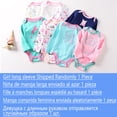 thumbnail image 3 of Body de bebé de 1 a 2 piezas para recién nacidos, mameluco de verano para bebé, ropa para niña o niño de 0 a 12 meses, ropa para recién nacidos, ropa suave y ajustada para bebé, 3 of 5
