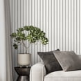 thumbnail image 3 of Fine Decor Millard White Wood Slats Wallpaper, 3 of 5