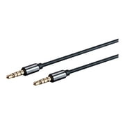 Monoprice Onyx Series - Audio cable - 4-pole mini jack male to 4-pole mini jack male - 3 ft