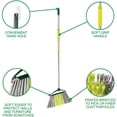 thumbnail image 3 of Jumbo Indoor Broom with Collapsible Stainless Steel Handle – Heavy Duty Angle Bristles for Wet & Dry Sweeping, 3 of 4
