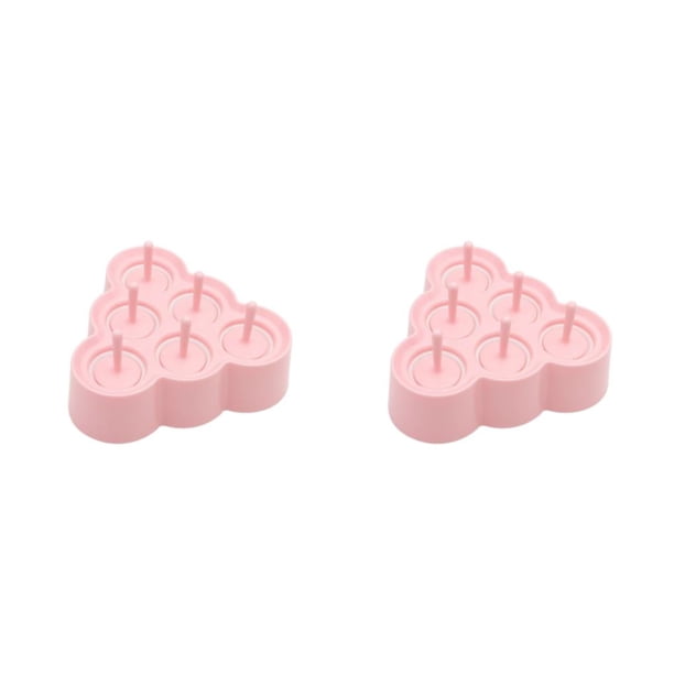 Molde de hielo Wosthever Triangulum rosa 2Conjunto elegante y conveniente para refrescos