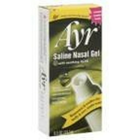 Ayr Saline Nasal Gel Nasel Gel Gel Cream, 0.5 oz (12 pack)