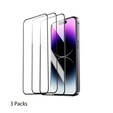GJX 3-Pcs Screen Protector,9H Hardness Tempered Glass Screen Protector for iPhone 14 Series,Anti-Smudge Coating and Fingerprint-Resistant Screen Protector