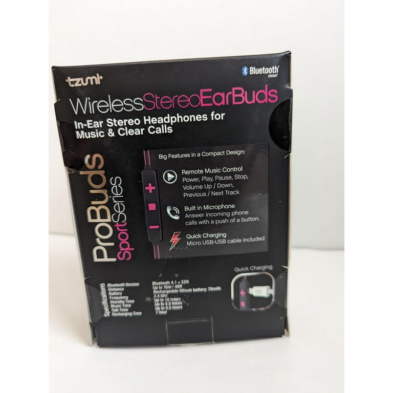Tzumi Wireless Stereo ProBuds Sport Series Walmart