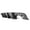 Carbon Fiber Hydro Dip (Gloss/Smooth Finish), variant on Ikon Motorsports Rear Diffuser Compatible With 2020-2023 Dodge Charger Widebody IKON Style PP Rear Bumper Lip With 4 Fins Gloss Black With Blue Reflective Tape