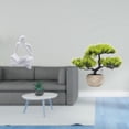 thumbnail image 2 of Estatua De Pensador Abstracto, Decoración, árbol Bonsái Artificial, Planta De Imitación, Mesa, Estante Para Sala De Estar, Estantería De Oficina, Colección De Bonsáis Verdes, Centros De, 2 of 8
