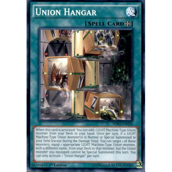 YuGiOh Seto Kaiba Structure Deck Common Union Hangar SDKS-EN020