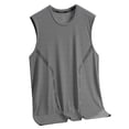 thumbnail image 2 of Men's Ice Silk Sleeveless Tank Top - Mesh Athletic Vest - Quick-Drying - Loose Fit - Oversized Sizes - Summer Casual & Workout, 2 of 5