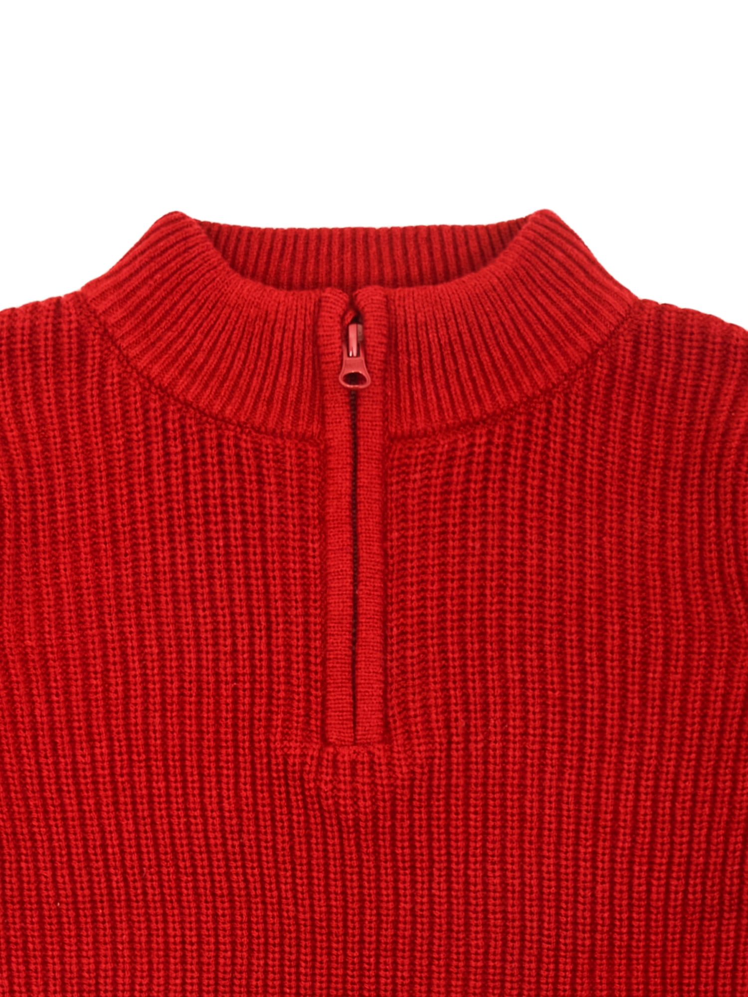 Wonder Nation Toddler Boys Quarter Zip Sweater, Sizes 12M-5T