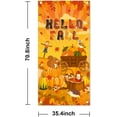 thumbnail image 6 of jopioc Fall Door Cover Autumn Pumpkin Maple Leaves Banners Hello Fall Door Decorations Thanksgiving Party Decorations Indoor Outdoor, 6 of 6
