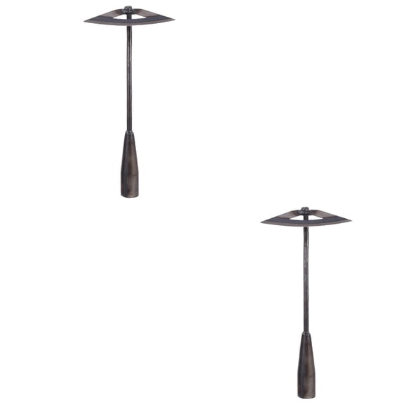 TAILTOSS  2Pcs Silver Garden Hoe Steel Weeding Tool for Gardening