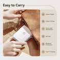 thumbnail image 4 of Label Maker Machine with Tape, D110 New Version Mini Portable Bluetooth Thermal Printer, Sticker Maker Label Maker for Home Office Organization School, Light Gray, 4 of 8