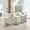 White- Silver Leg, variant on Swivel Bar Stools Set of 2, 25"-33" Counter Height Barstools, Adjustable Bar Stools with Back and Footrest, PU Leather Kitchen Barstool Chairs for Island, White-Black