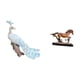 thumbnail image 5 of Estatua del pavo real,Estatua de pavo real,adorno de escritorio creativo y divertido,Figura de caballo,Escultura de figura de caballo en miniatura coleccionable,Estatua de animal de adorno de, 5 of 8