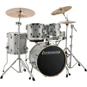 Ludwig LCEE20028 Element Evolution 5-Piece Drum Set - White Sparkle