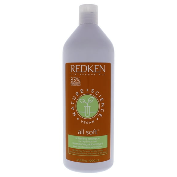 Nature Plus Science All Soft Shampoo by Redken for Unisex - 33.8 oz Shampoo
