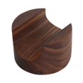 thumbnail image 4 of WeiLaiKeQi Sushi Display Holder Decorative Wooden Sushi Holder for Desk Kitchen Parties round dark wood, 4 of 9